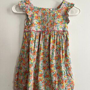 Mini Boden Flower Dress, Size 5-6